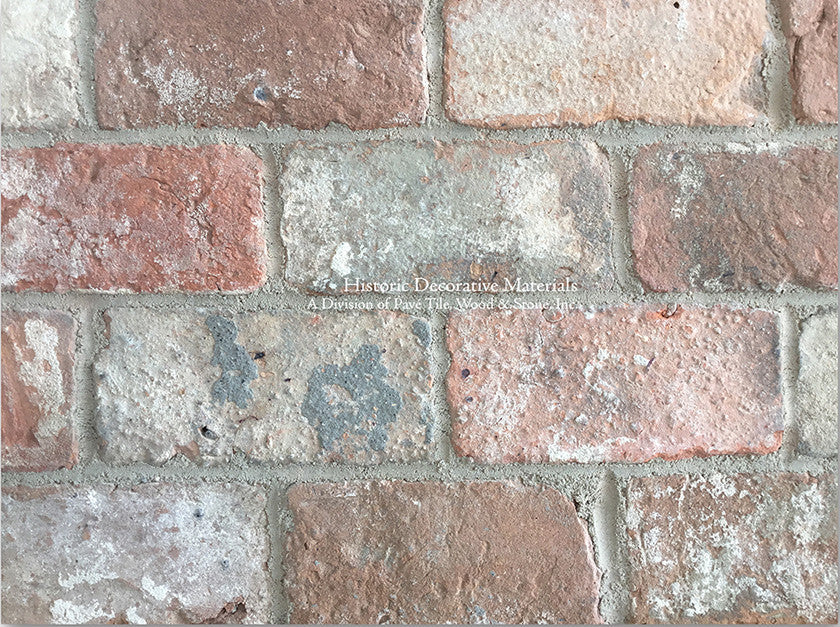Three Design Boards using Reclaimed Veneer Belgian Red Bricks