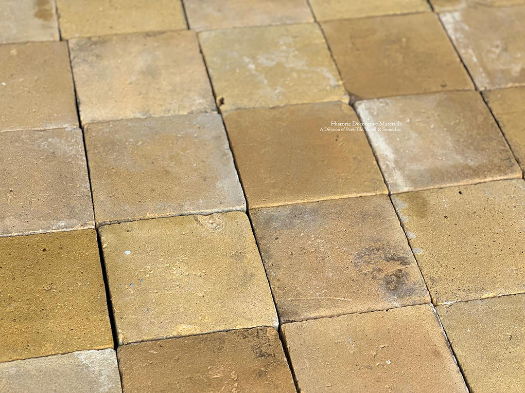 A bathroom floor and shower surround would welcome French reclaimed terra cotta tile installations that would last generations.