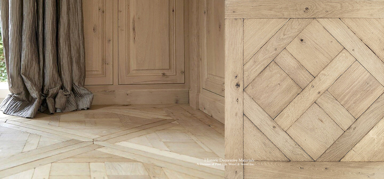 Parquet de Versailles Antique French Oak Floors for Parisian Apartments. 