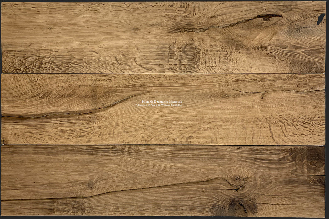 Aged French oak flooring begins with fallen 200-year old French oak that is the canvas for our oxidation method aging our French oak planks from the inside out.