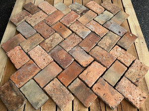 Antique Terra Cotta Bricks can be installed in entryways to create elegant and historic ambiance.
