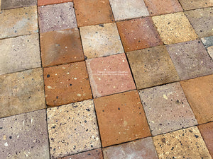 Paint walls a soft blush color to bring out your the rose of your French reclaimed terra cotta tile floor.