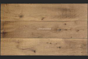 Antiqued wide-plank French oak flooring from the Olde Oak Collection - color: Nottingham