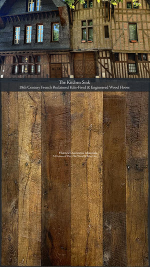 Historic authenticity is the hallmark for reclaimed French antique oak flooring.