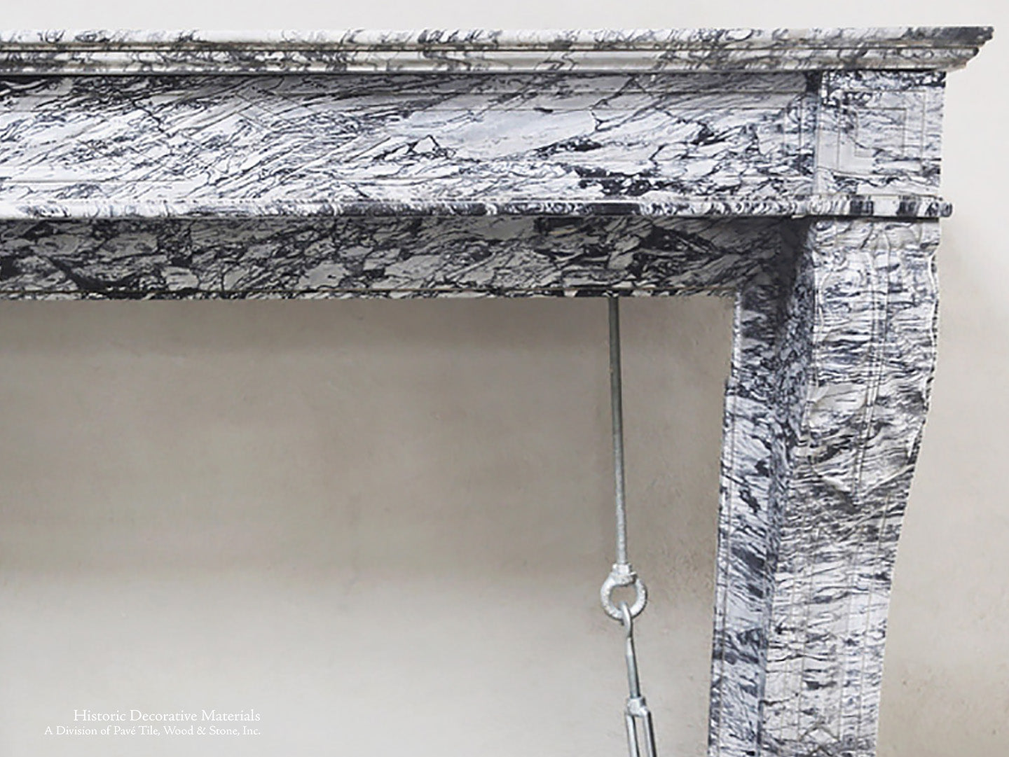 19th Century French Marble Louis XVI Style Fireplace Mantel