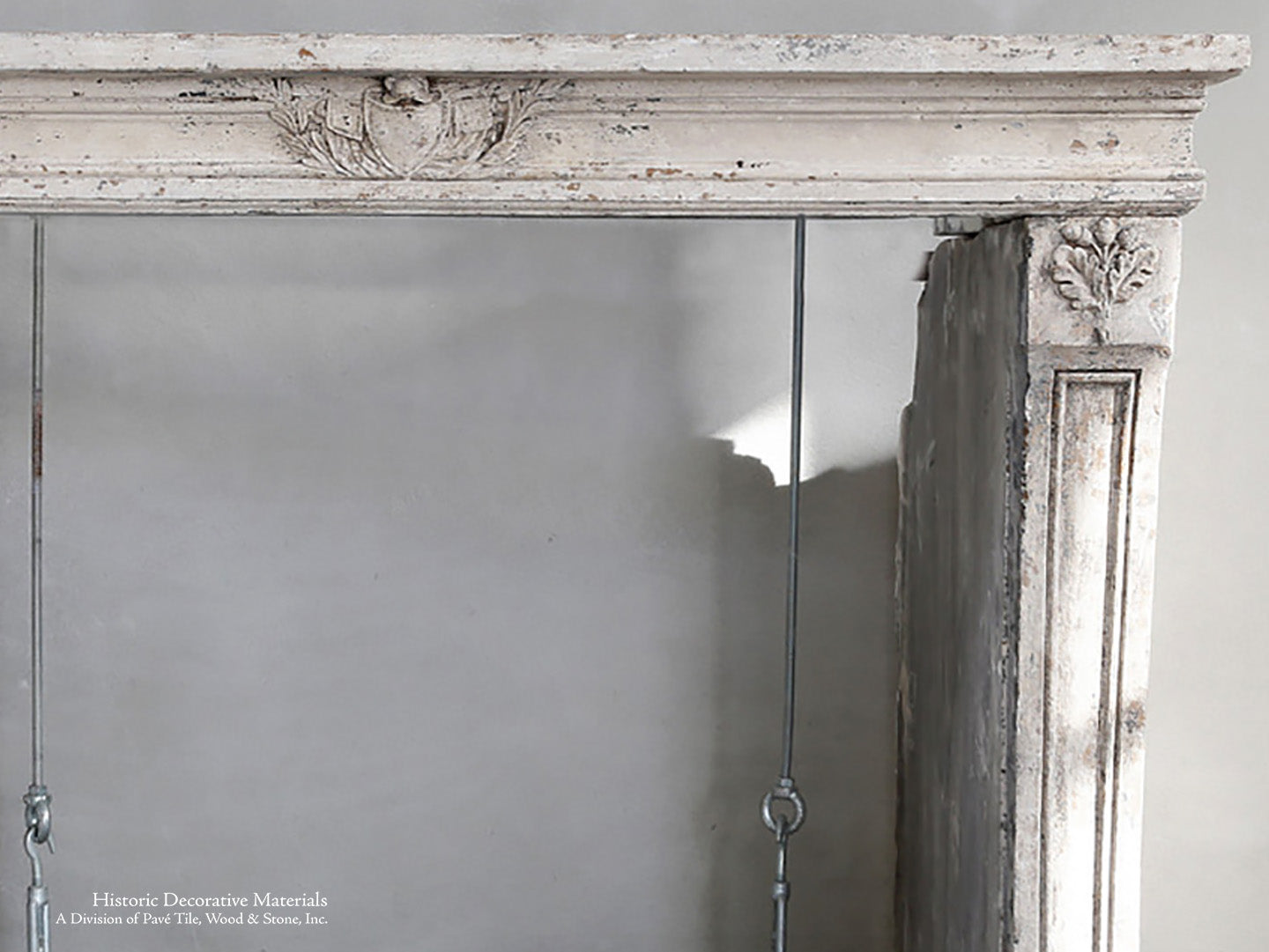 19th Century French Limestone Louis XIV Fireplace Mantel
