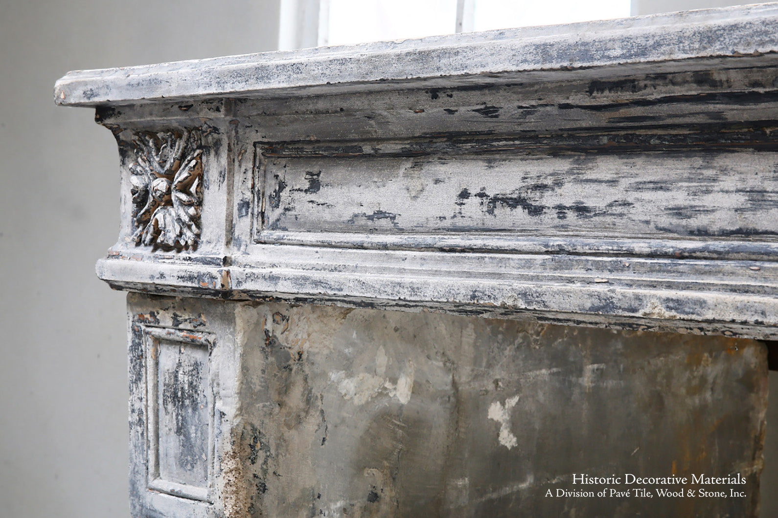 19th Century French Limestone Louis XVI Style Fireplace Mantel from Burgundy, France