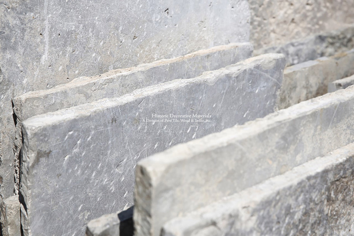 Antique GREY Dalle de Bourgogne French Limestone Flooring
