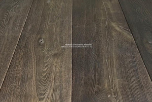 Olde Walnut Antique French Oak Floors is a weathered, highly brushed masterpiece for manor and country homes.