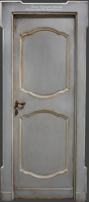 Master Crafted Antiqued Solid Wood Doors: Gris Bleu