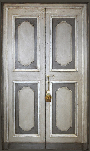 Master Crafted Antiqued Solid Wood Doors: Gris Foncé et Clair