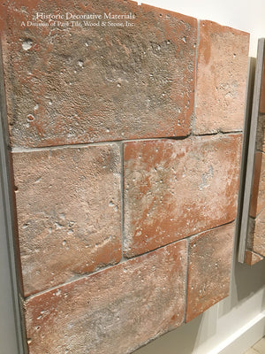 Cucina della Nonna Italian Farmhouse Terra Cotta Tile - Stone Washed Brick