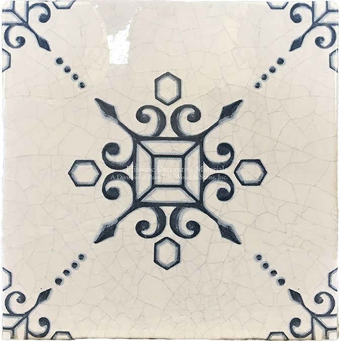 On the Road to Florence 16th Century Italian Decorative Tile: Principe Gabriele