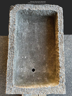Antique Belgian Bluestone Farmhouse Sink/Trough - PS22