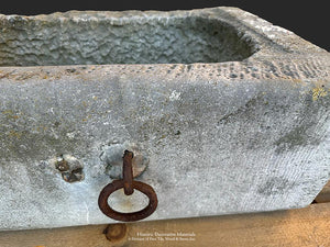 Antique Belgian Bluestone Farmhouse Sink/Trough - PS23