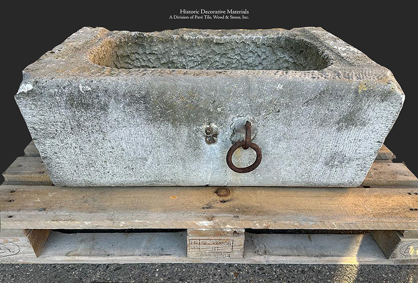 Antique Belgian Bluestone Farmhouse Sink/Trough - PS23