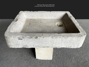 Antique Belgian Limestone Farmhouse Sink/Trough - PS11