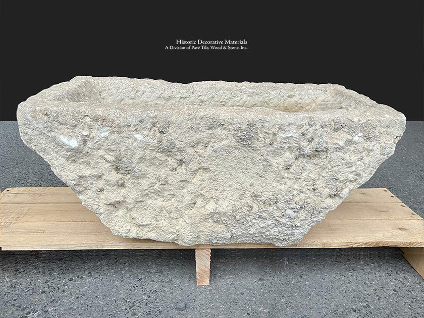 Antique Spanish Limestone Farmhouse Sink/Trough - PS14