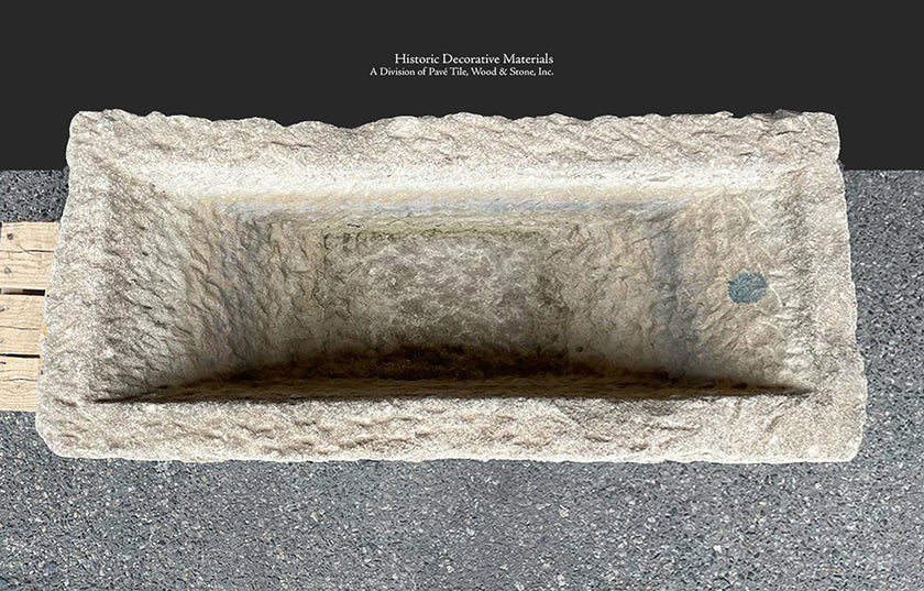 Antique Spanish Limestone Farmhouse Sink/Trough - PS14