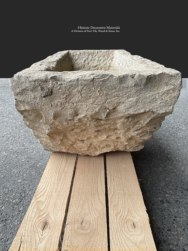 Antique Spanish Limestone Farmhouse Sink/Trough - PS14