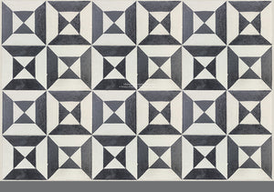 The Magician, an original pattern from Catalonia, Spain 1850 - simple forms magically shape shift under the eye.