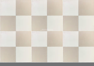 The Checker, an original pattern from Catalonia 1850, inspired by the black and white marble checkered floors from the Italian Renaissance