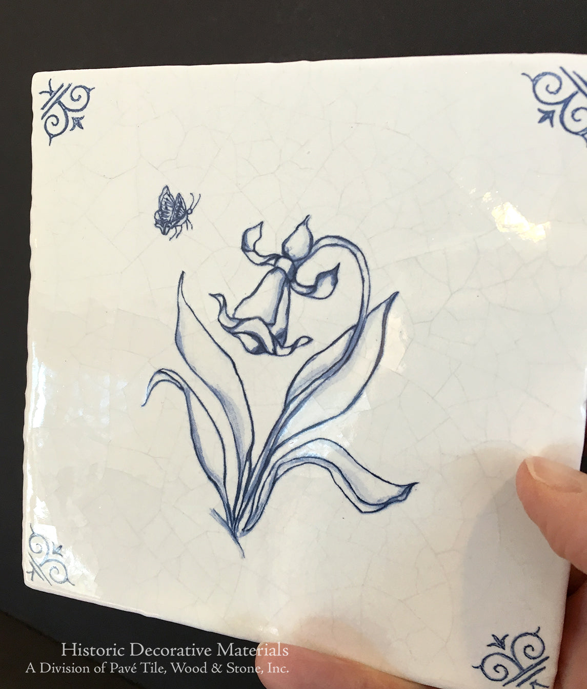 Kitchen backsplashes enjoy the glazed beauty of antique Delft tiles.