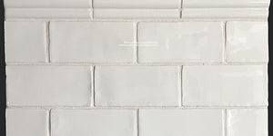HDM's Glazed Ceramic 3" x 6" Subway Tile Collection in Historic White