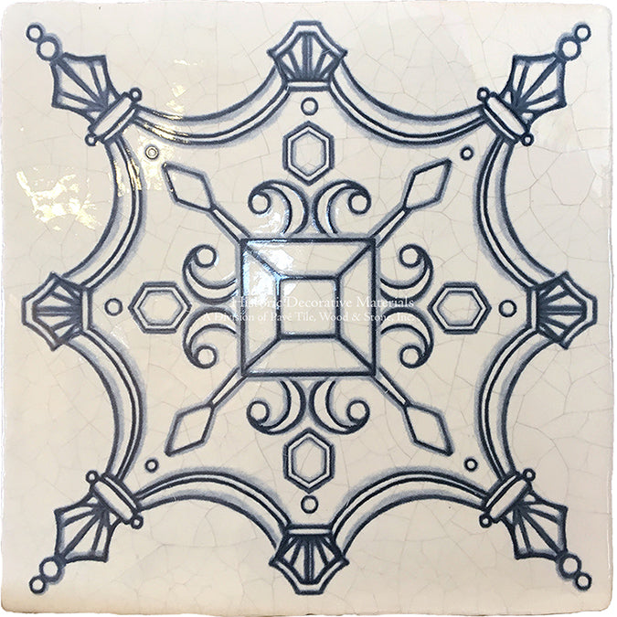 On the Road to Florence 16th Century Italian Decorative Tile:  House of Medici