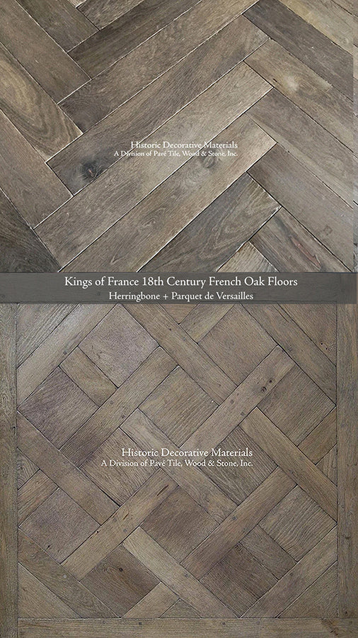 Luxurious interiors choose parquet de Versailles panels or the chevron pattern to recreate Parisian 19th century interior design.