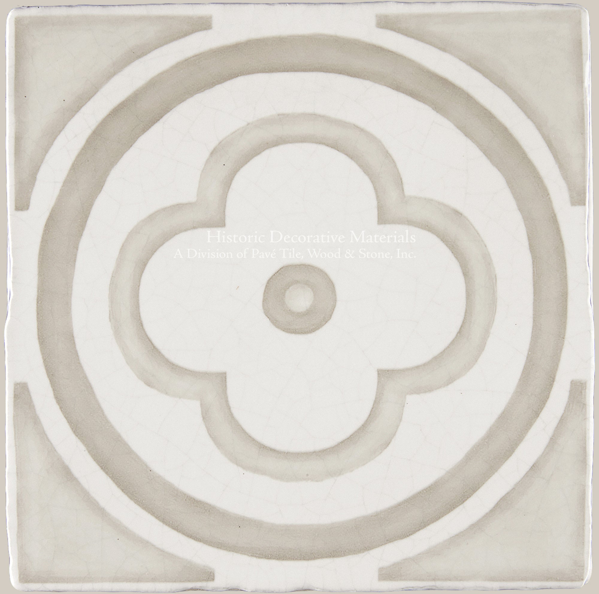 Vintage French encaustic decorative walls tiles create accents for historic kitchens.