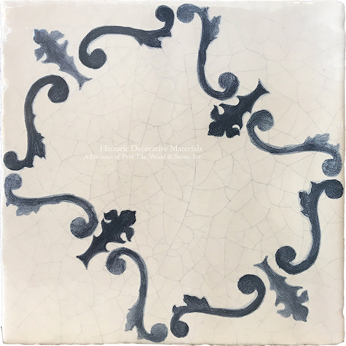 On the Road to Florence 16th Century Italian Decorative Tile:  Palazzo