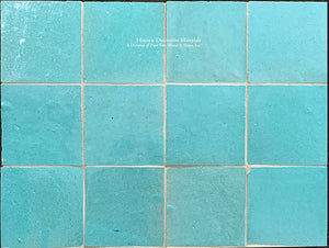 l'Art de Fez Aegean Sea Zellige Tile